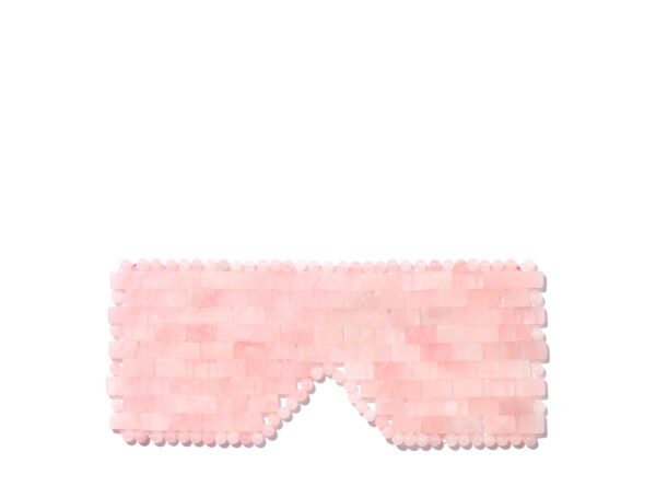 Gemstone Rose Quartz Eye Mask