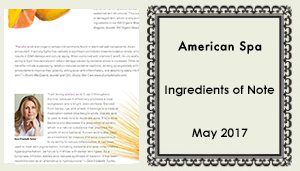 A page from the american food ingredients catalog.