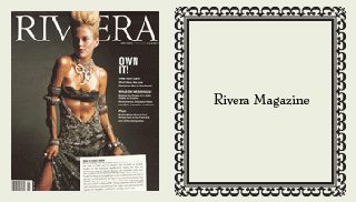 rivera A picture of a magazine cover and an article.